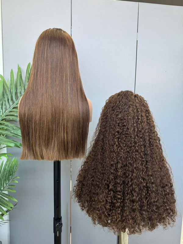 Top Virgin Super Double Drawn 5x5 HD Lace Closure Promotion Sales Wig